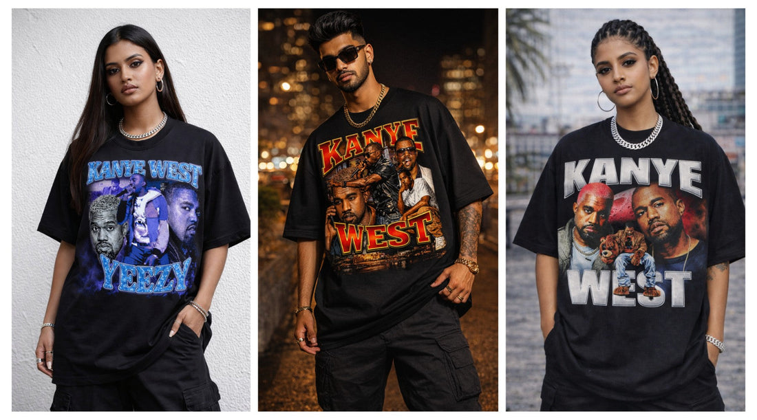 Kanye West India Tour 2026 and global streetwear movement. Yeezy struggle & self-belief. Riot Threadz collection. 