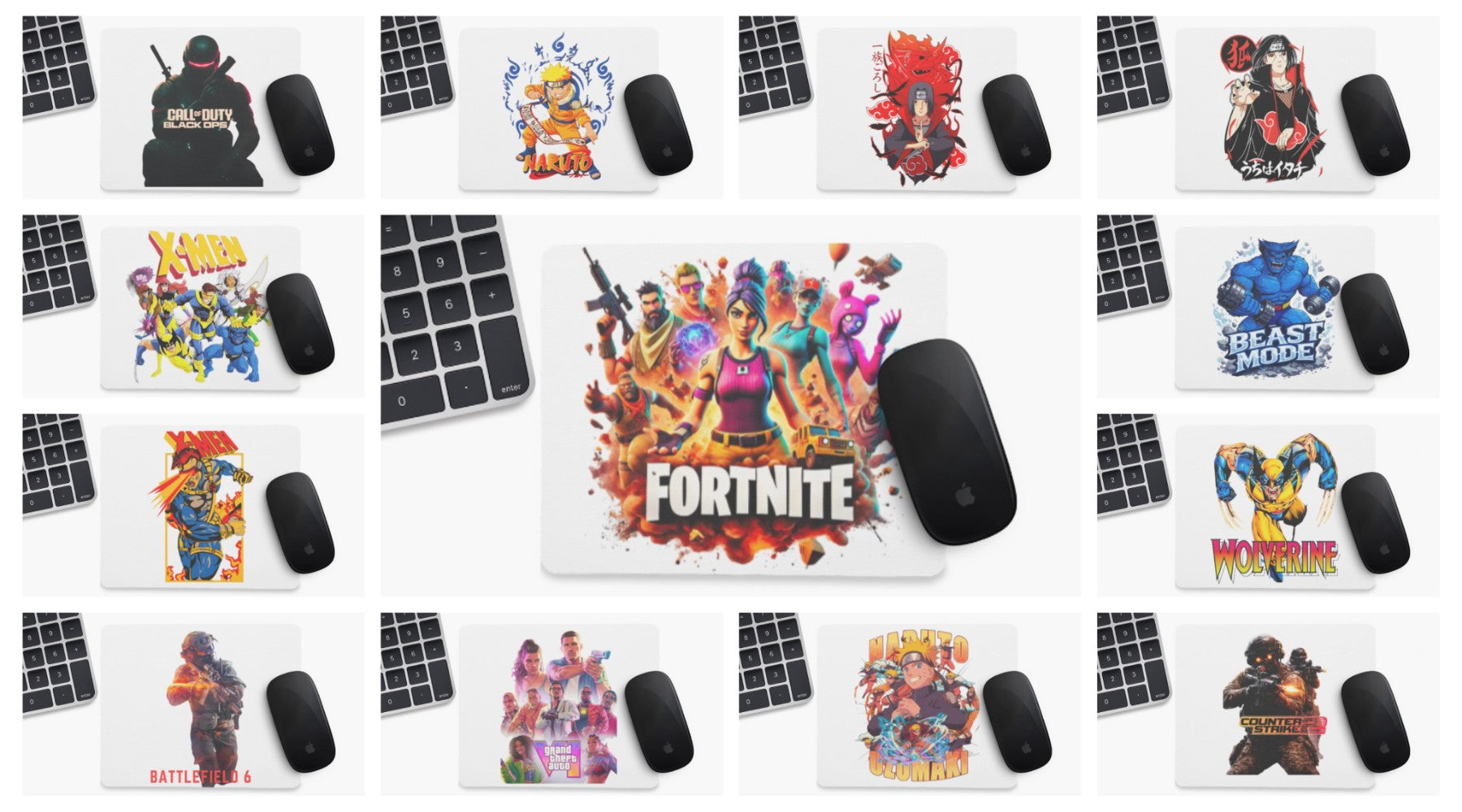 Graphics mouse pad by Riot Threadz featuring style, function, and creativity for an enhanced gaming desk setup.