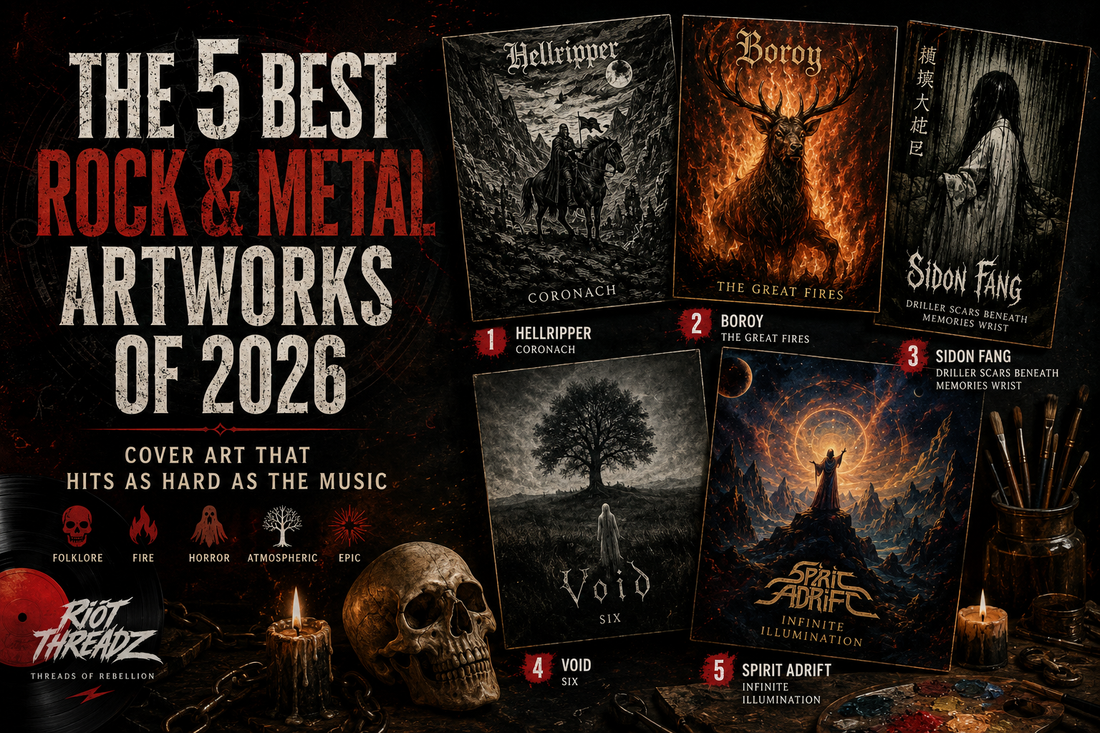 The 5 Best Rock & Metal Album Artworks of 2026: Where Music Meets Masterpiece