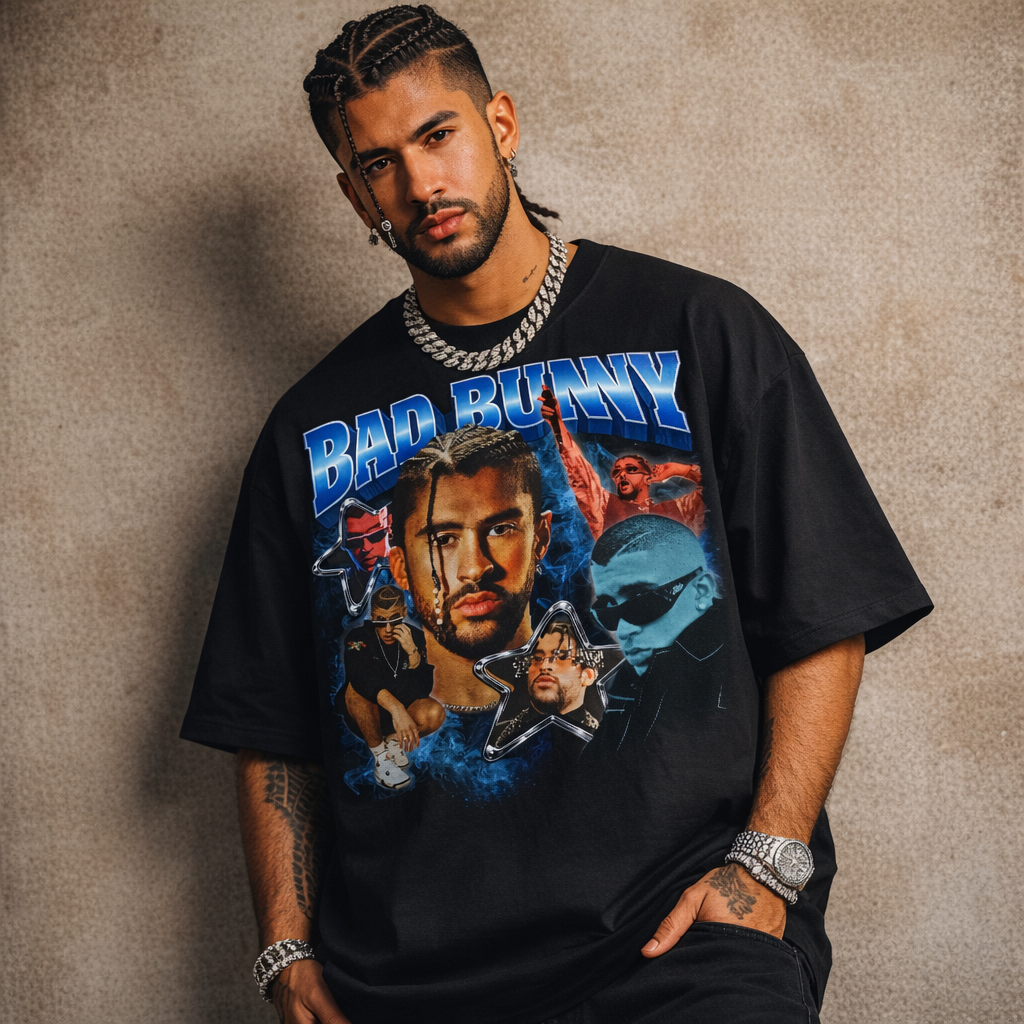 Bad Bunny Unisex Oversized Classic T-Shirt