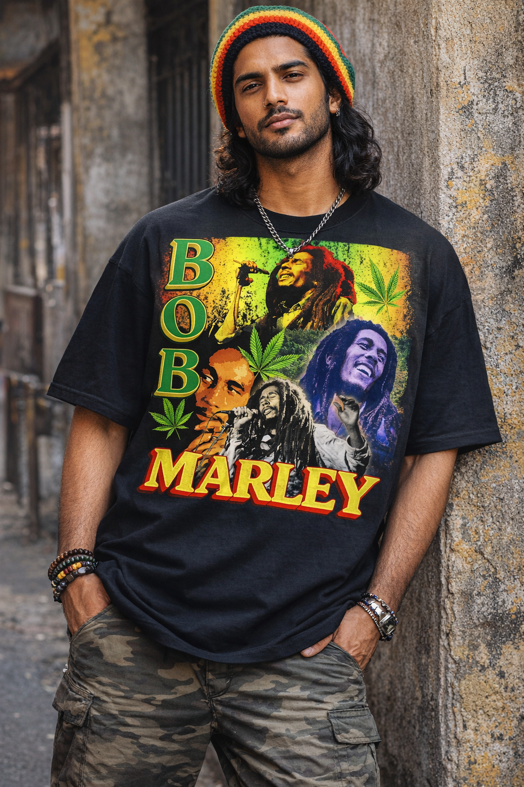 Bob Marley Legends Unisex Oversized T-Shirt