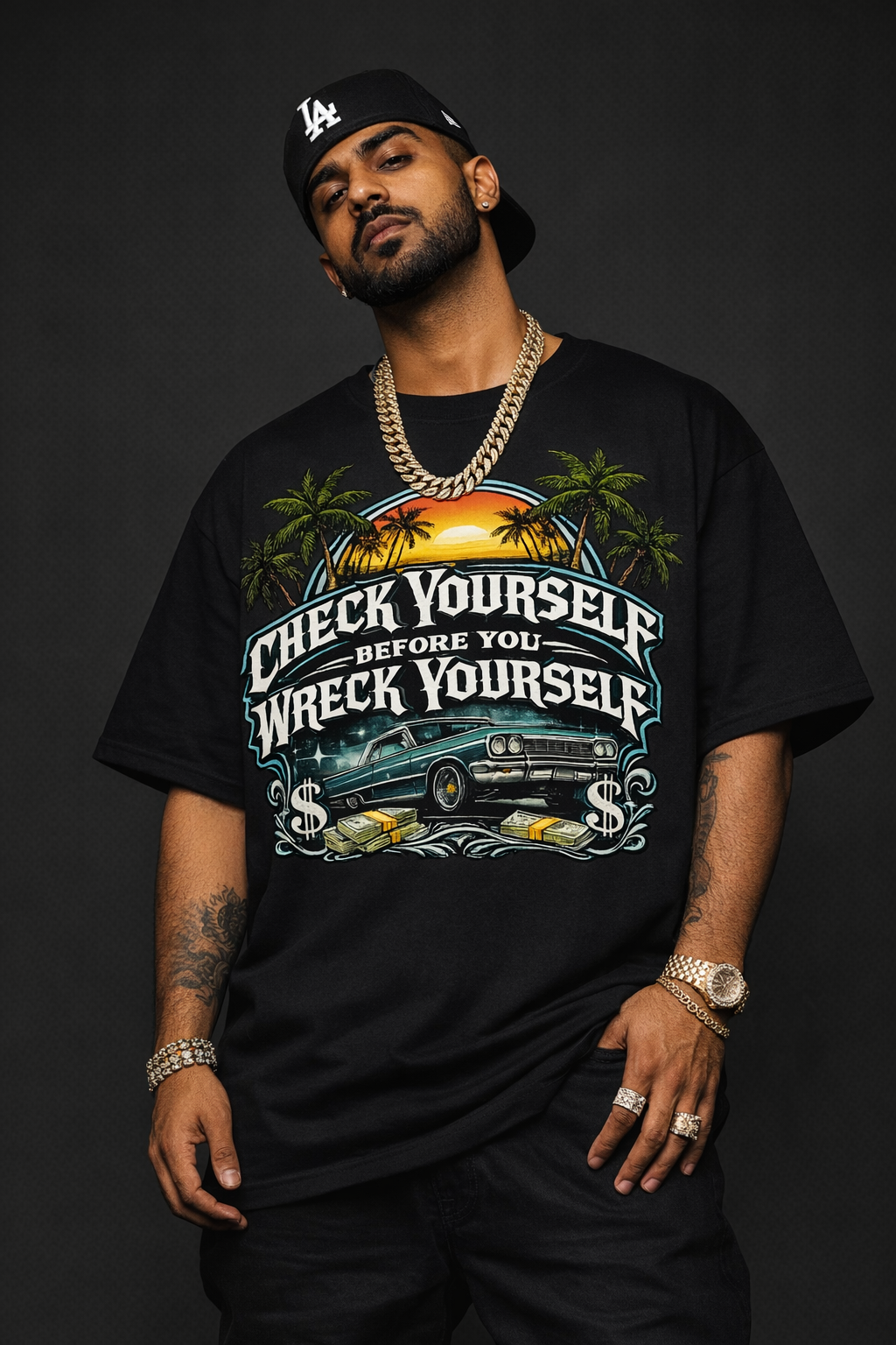 Check-Wreck Unisex Oversized Classic T-Shirt