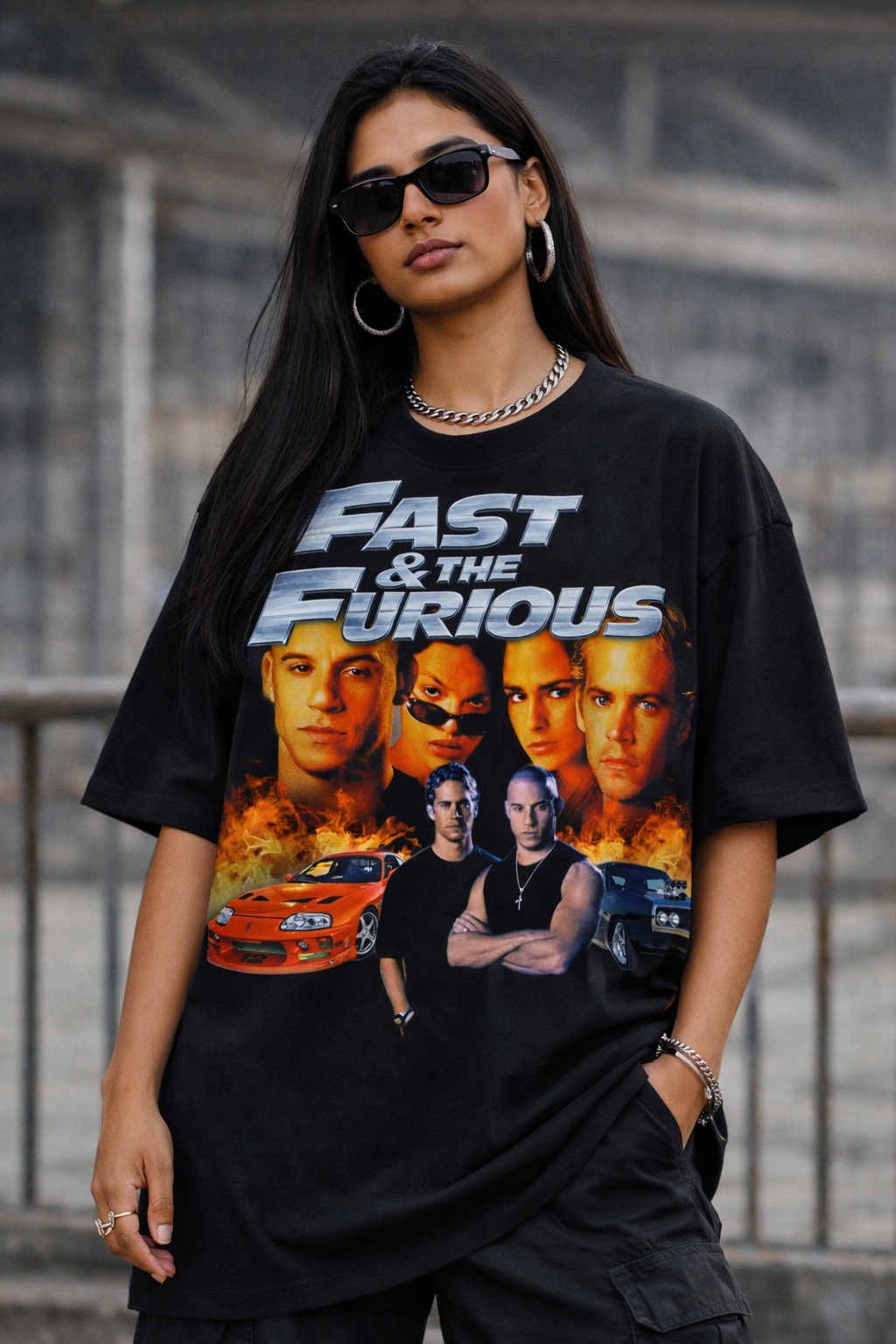 Fast And Furious Unisex Oversized Klassisches T-Shirt