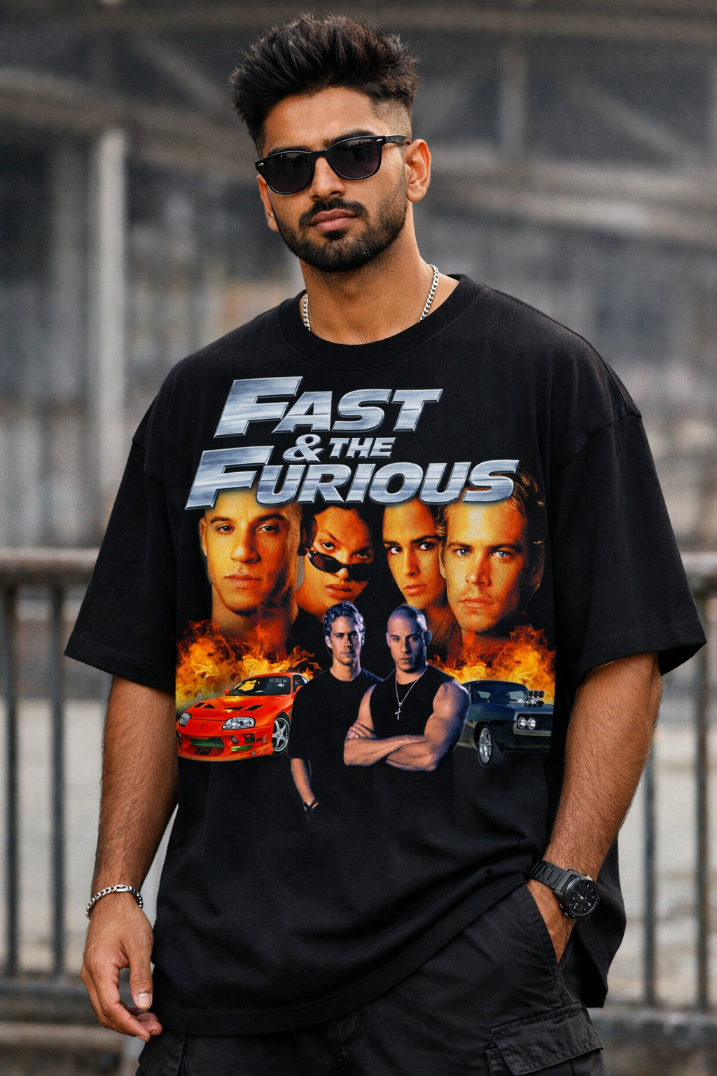 Fast And Furious Unisex Oversized Klassisches T-Shirt