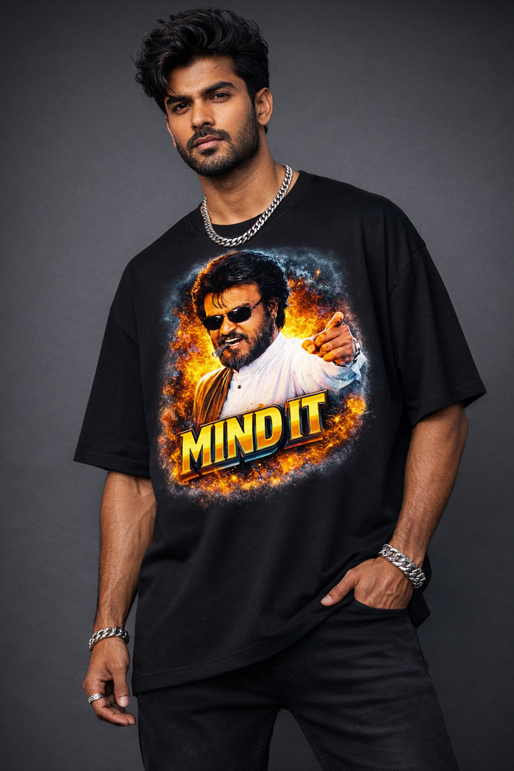 Mind It Unisex Oversized Klassisches T-Shirt