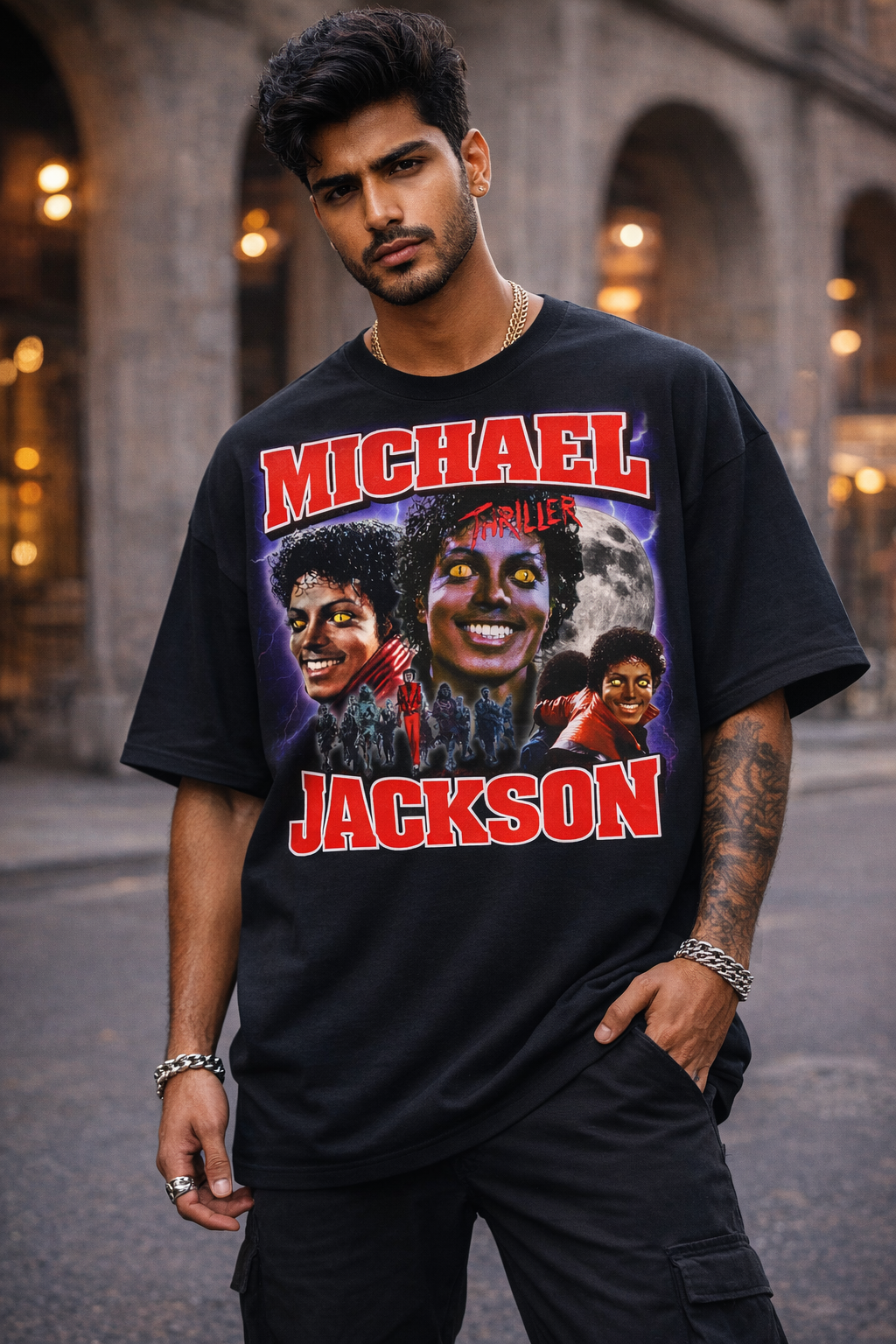 Michael Jackson Thriller Unisex Oversized Classic T-Shirt