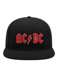 AC/DC Unisex Snapback Cap With Blood Red Lightning Bold Design 