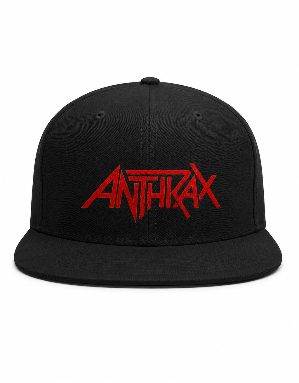 Anthrax Unisex Snapback Cap With Blood Red Thrash Metal Logo Design 