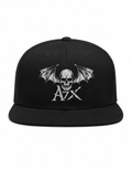 Avenged Sevenfold Unisex Snapback Cap With White Deathbat Skull Design

