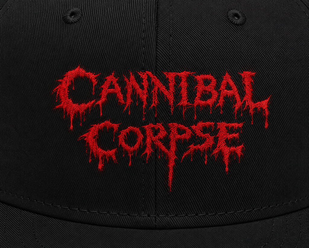 Cannibal Corpse Unisex Snapback Cap With Blood Red Dripping Gore Design 
