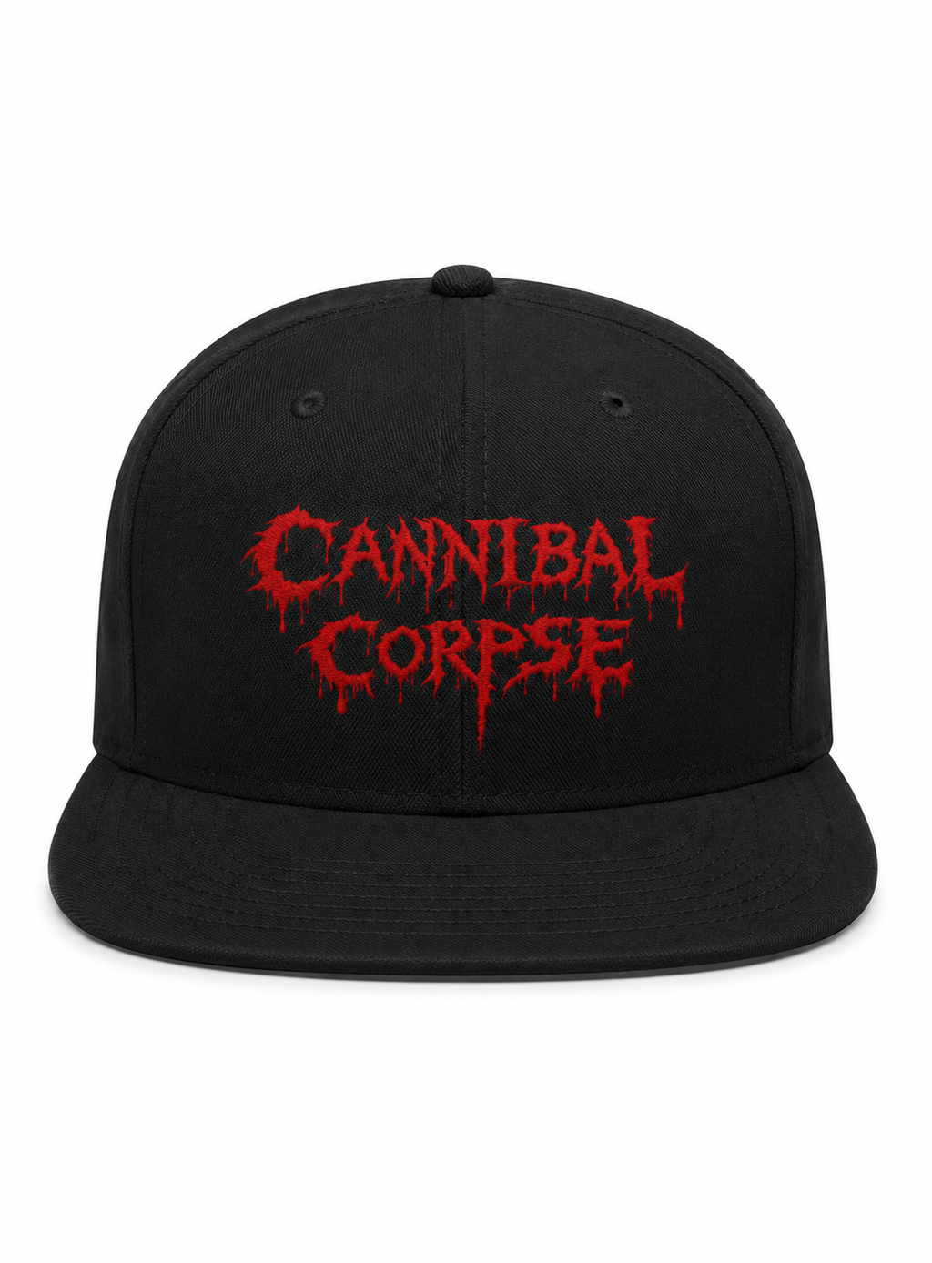 Cannibal Corpse Unisex Snapback Cap With Blood Red Dripping Gore Design 
