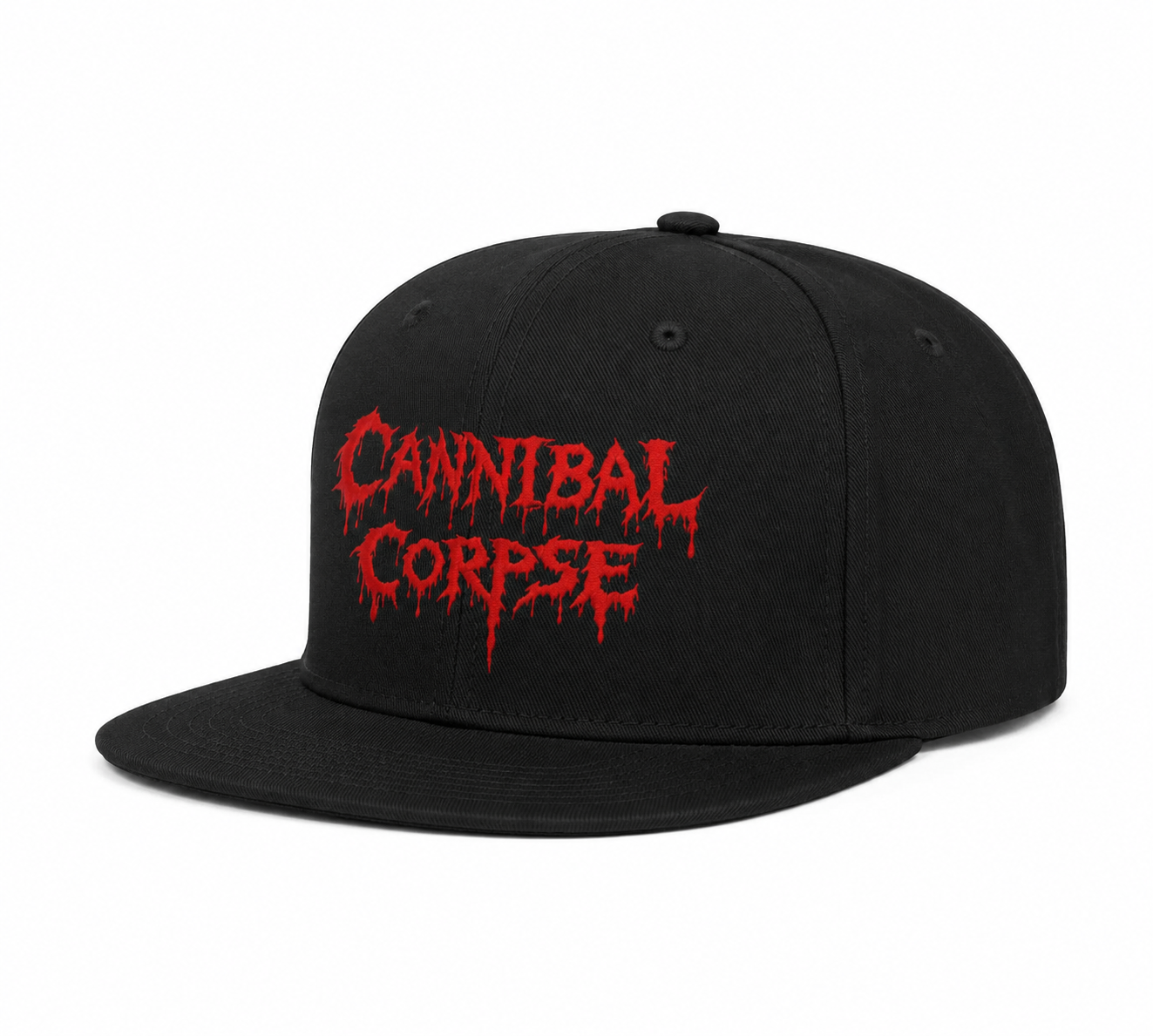 Cannibal Corpse Unisex Snapback Cap With Blood Red Dripping Gore Design 
