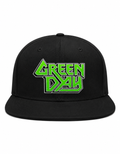 Green Day Unisex Snapback Cap With Toxic Green Angular Logo Design 

