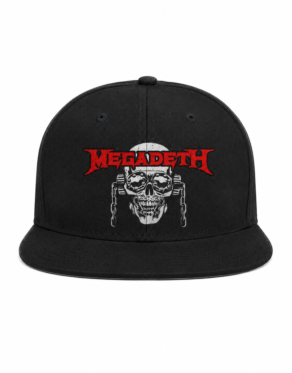 Megadeth Symphonies Of Destruction Ash Grey Industrial Lettering Unisex Snapback Cap