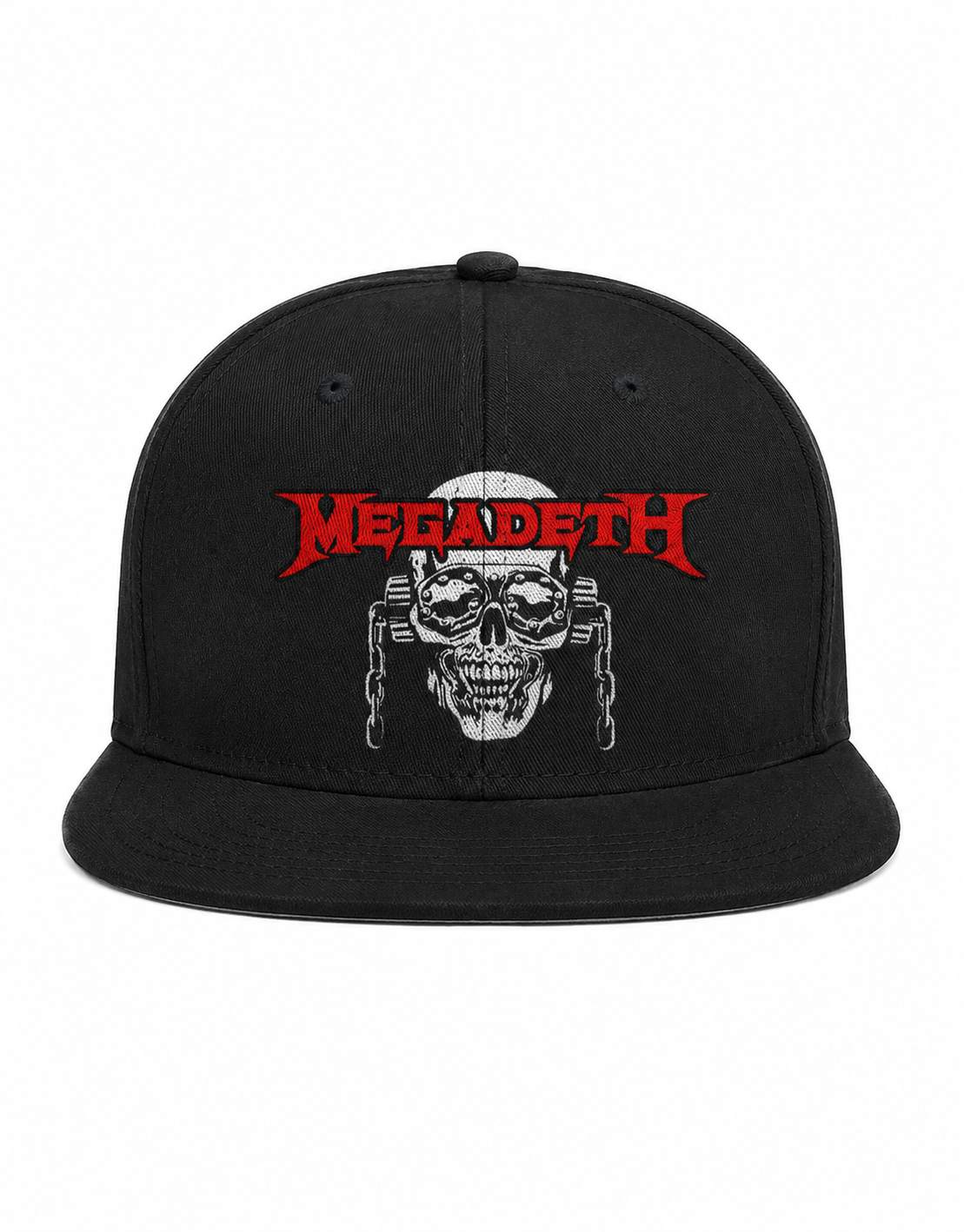 Megadeth Symphonies Of Destruction Ash Grey Industrial Lettering Unisex Snapback Cap