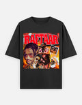 Raftaar Heatwave Hustle Rap Energy unisex oversized graphic T-shirt front with bold beat inspired design and signature vibes.