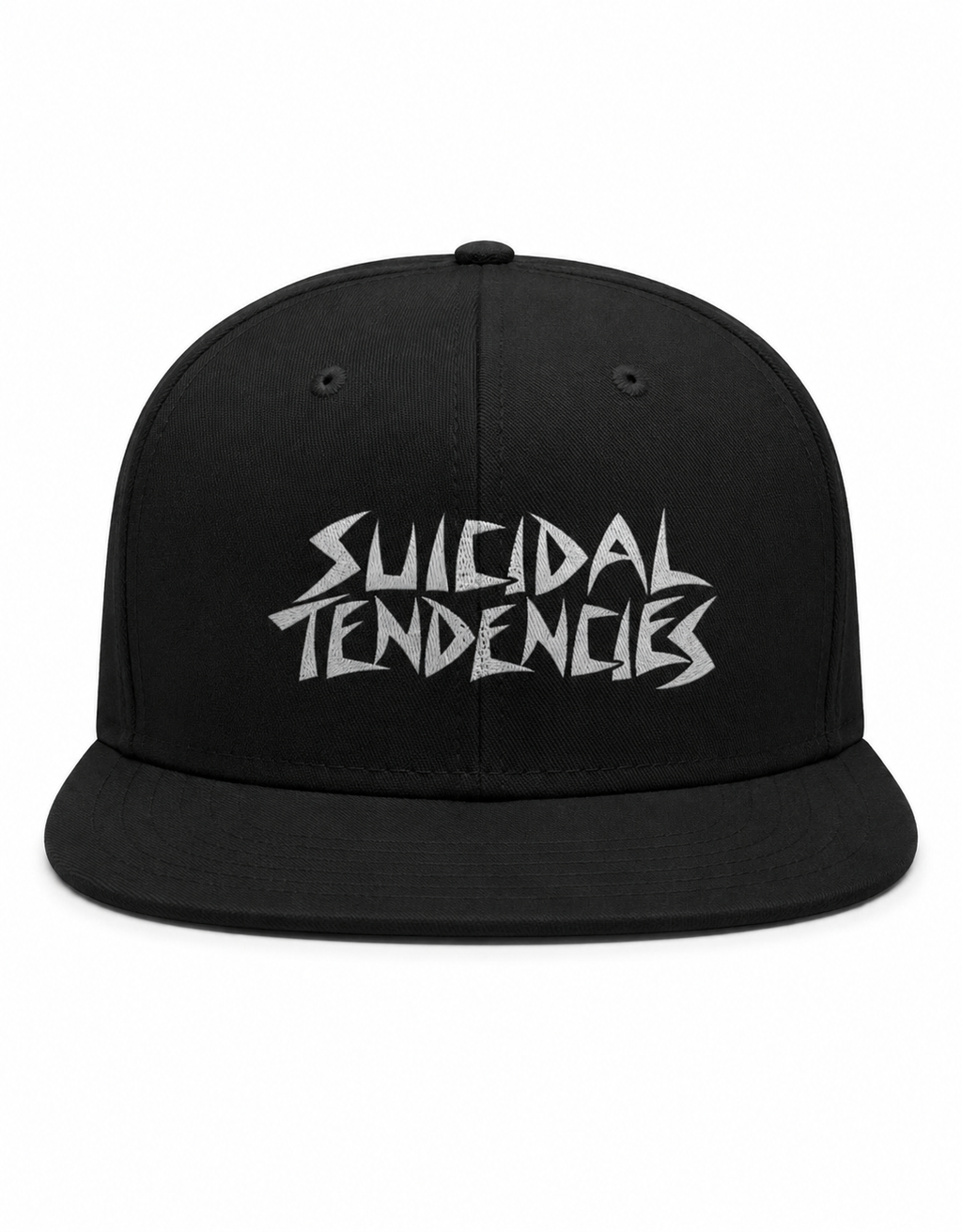 Suicidal Tendencies Unisex Snapback Cap With White Thrash Logo Design
