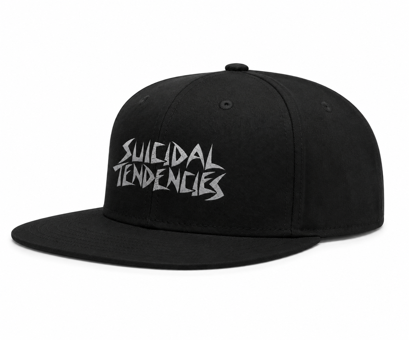 Suicidal Tendencies Unisex Snapback Cap With White Thrash Logo Design